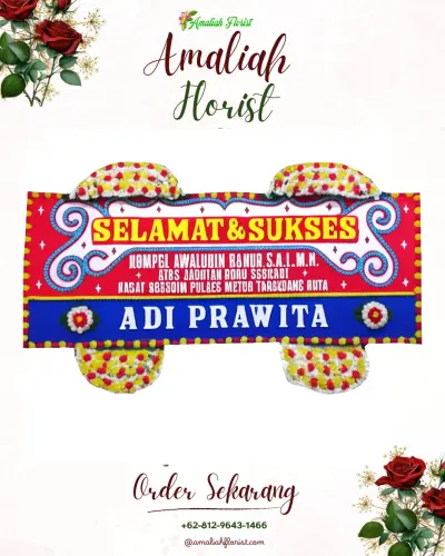 Karangan Bunga Ucapan Selamat di Yeh Sumbul