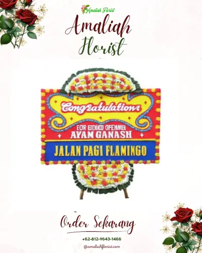 Bunga Papan Congratulation di Yeh Sumbul